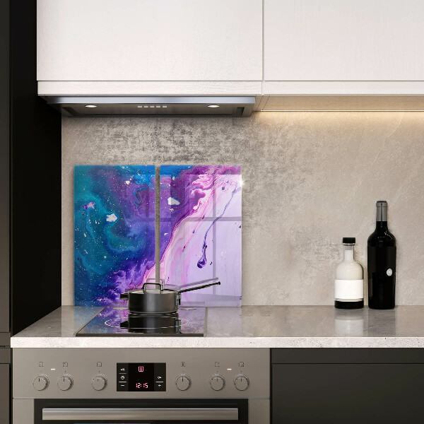 Skärbräda glas Abstraktion bläck