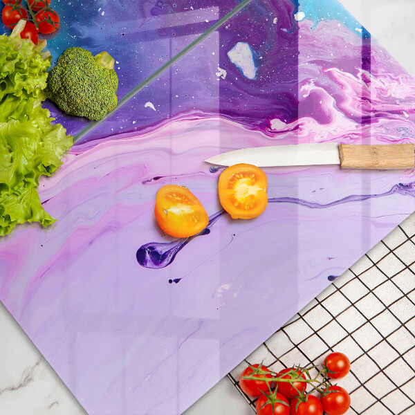 Skärbräda glas Abstraktion bläck