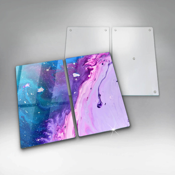 Skärbräda glas Abstraktion bläck