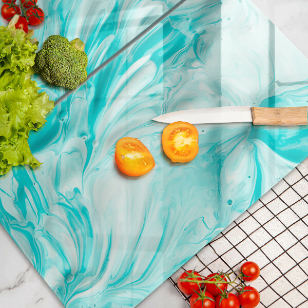 Skärbräda glas Abstraktionsfärger