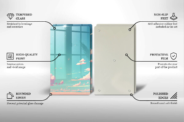 Skärbräda glas Sagohimlen