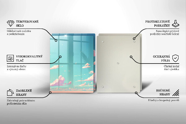 Skärbräda glas Sagohimlen