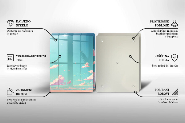 Skärbräda glas Sagohimlen
