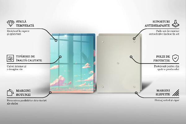 Skärbräda glas Sagohimlen