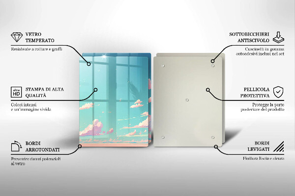 Skärbräda glas Sagohimlen
