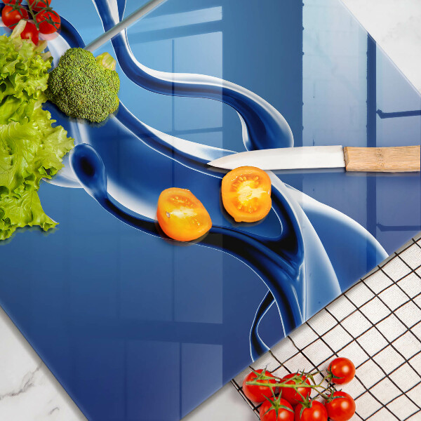 Skärbräda glas Vätskeabstraktion