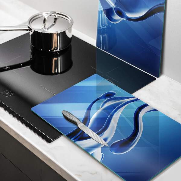 Skärbräda glas Vätskeabstraktion