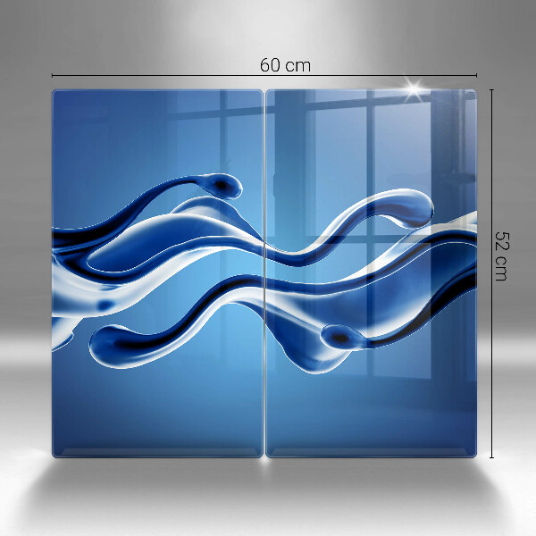 Skärbräda glas Vätskeabstraktion
