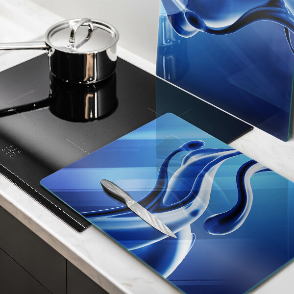 Skärbräda glas Vätskeabstraktion