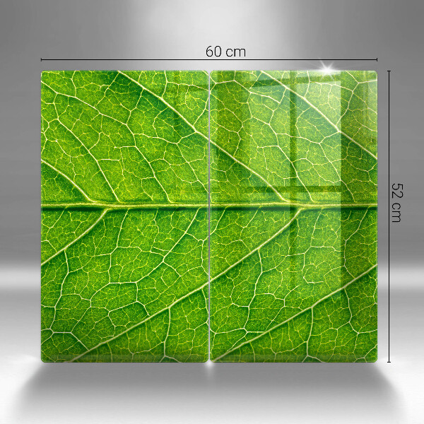 Skärbräda glas Blad vener natur