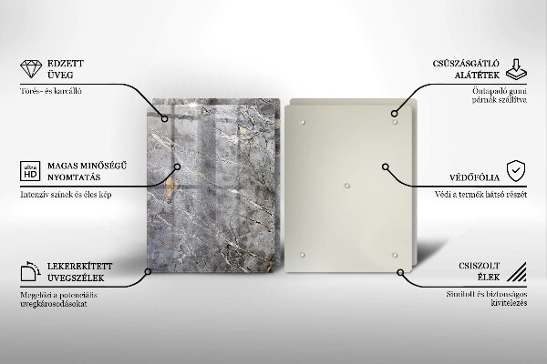 Skärbräda glas Sten textur