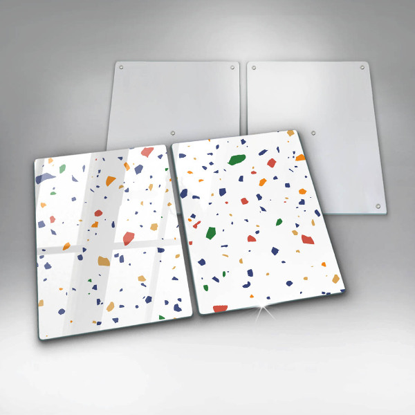 Skärbräda glas Färgglatt stengods