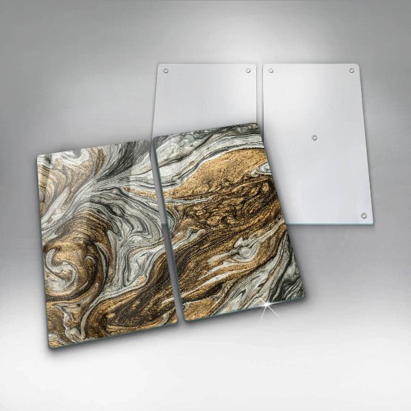 Skärbräda glas Rik abstraktion