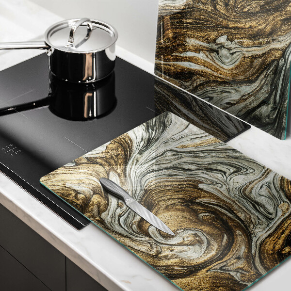 Skärbräda glas Rik abstraktion