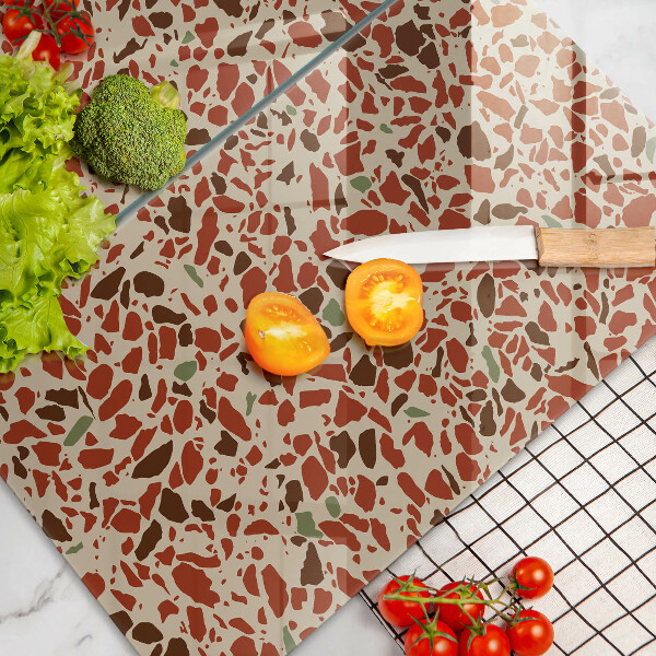 Skärbräda glas Litet stengods