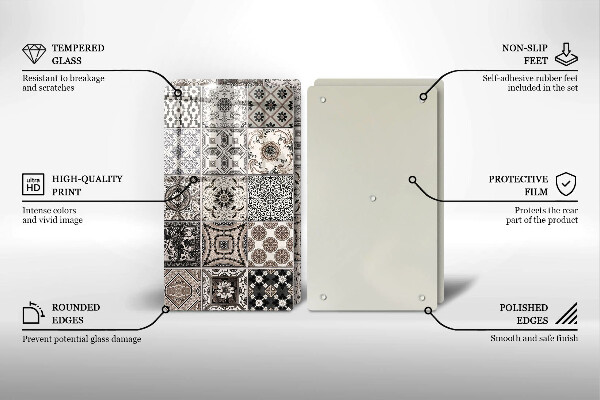 Skärbräda glas Dekorativa plattor