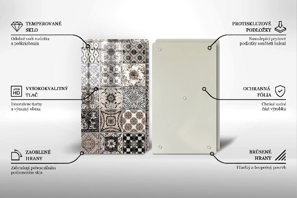 Skärbräda glas Dekorativa plattor