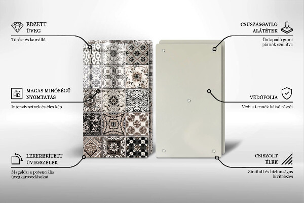 Skärbräda glas Dekorativa plattor