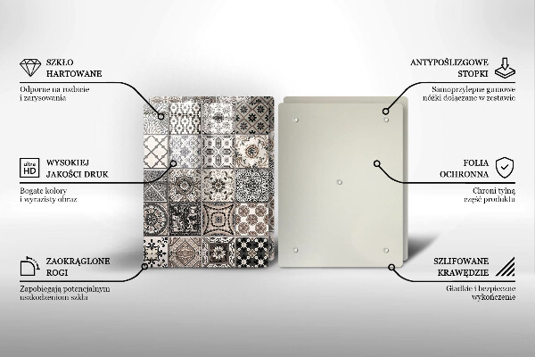 Skärbräda glas Dekorativa plattor