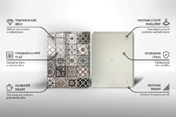 Skärbräda glas Dekorativa plattor