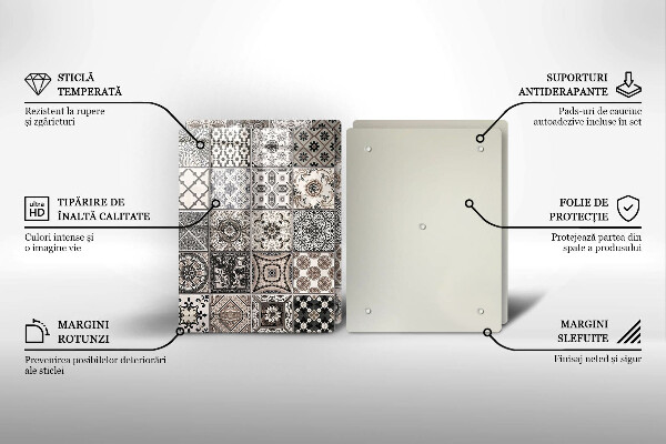 Skärbräda glas Dekorativa plattor