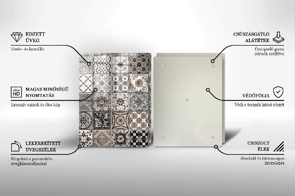 Skärbräda glas Dekorativa plattor