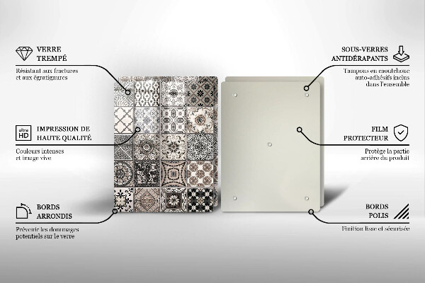 Skärbräda glas Dekorativa plattor