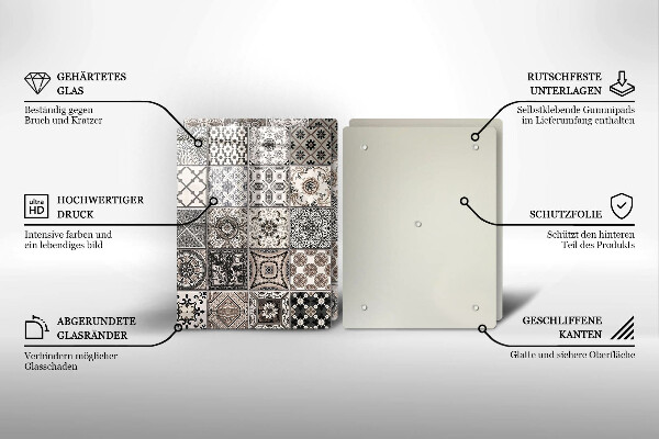 Skärbräda glas Dekorativa plattor