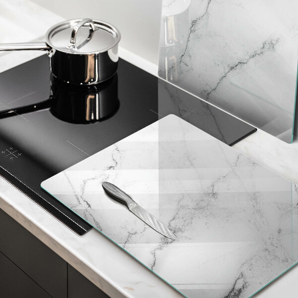Skärbräda glas Elegant marmorstruktur
