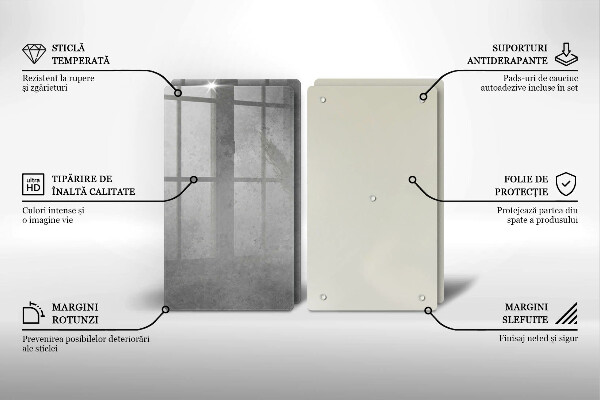 Skärbräda glas Bakgrund textur betong