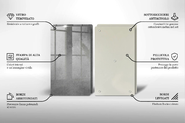 Skärbräda glas Bakgrund textur betong