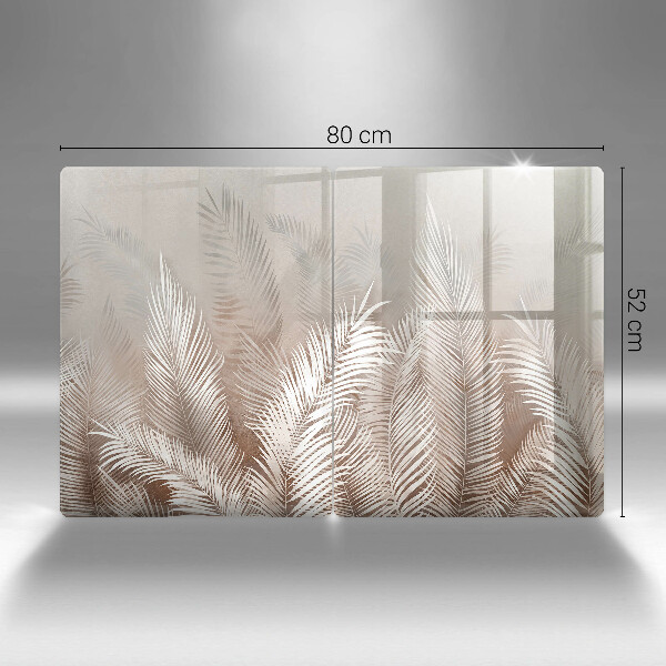 Skärbräda glas Boho lämnar växter