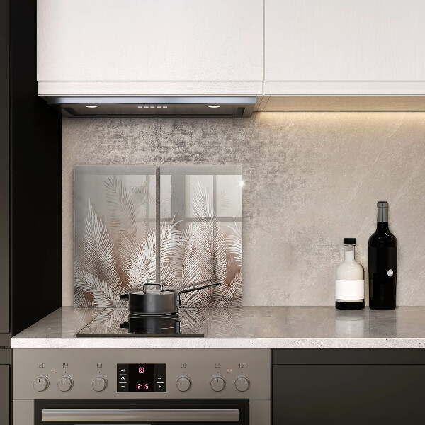 Skärbräda glas Boho lämnar växter