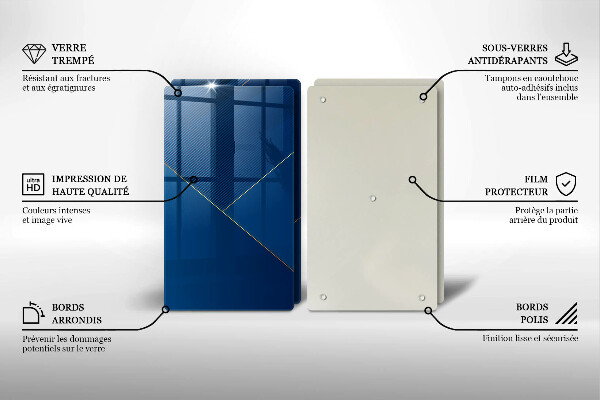 Skärbräda glas Modern bakgrund