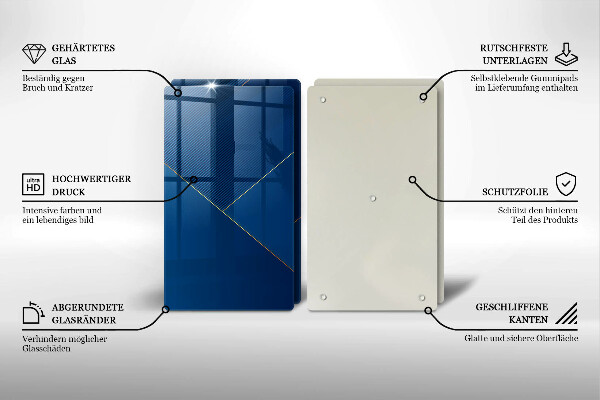 Skärbräda glas Modern bakgrund