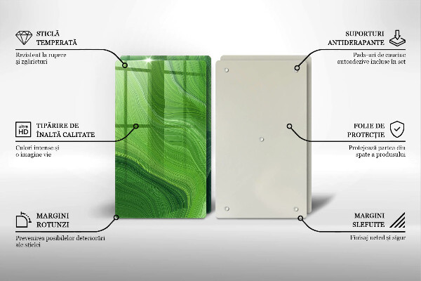 Skärbräda glas Abstrakt konsistens