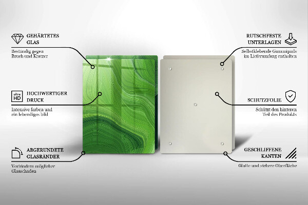 Skärbräda glas Abstrakt konsistens