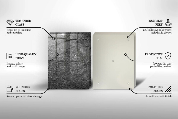 Skärbräda glas Sten textur