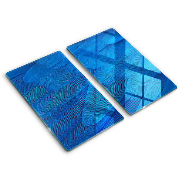 Skärbräda glas Fågelfjädrar