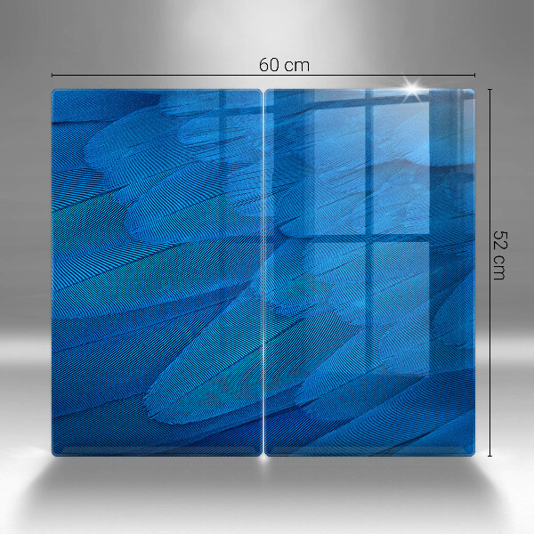 Skärbräda glas Fågelfjädrar