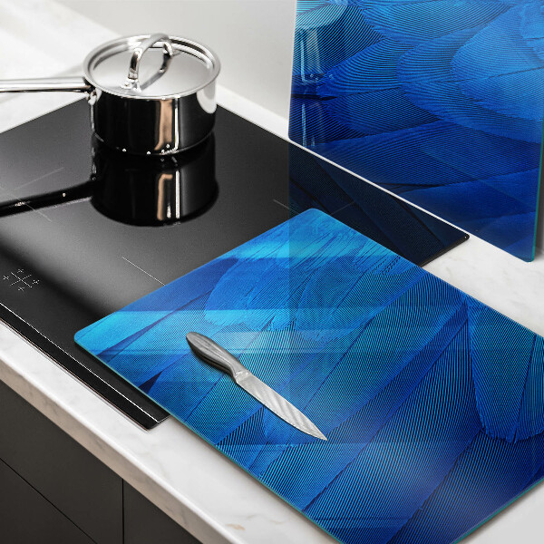 Skärbräda glas Fågelfjädrar