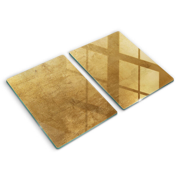 Skärbräda glas Guld textur bakgrund