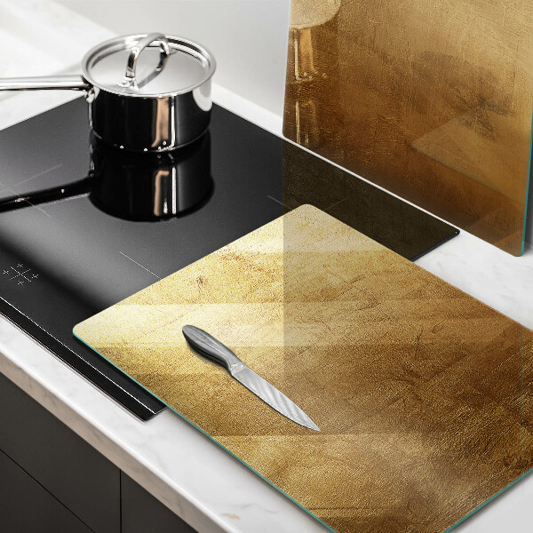 Skärbräda glas Guld textur bakgrund