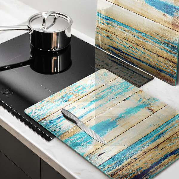 Skärbräda glas Retro träplankor