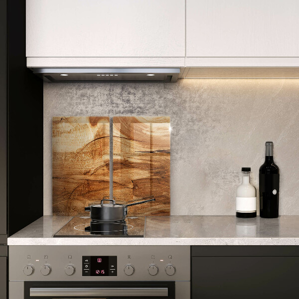 Skärbräda glas Träskiva textur