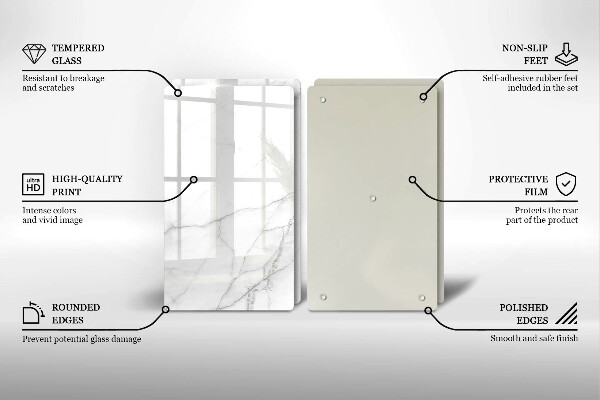 Skärbräda glas Bakgrund marmor sten