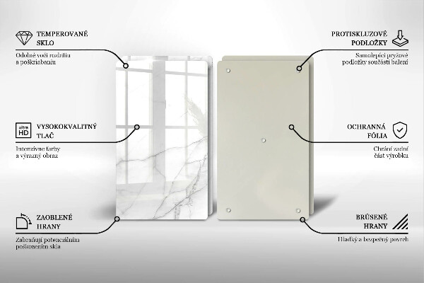 Skärbräda glas Bakgrund marmor sten