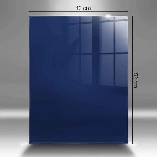 Skärbräda i glas blå
