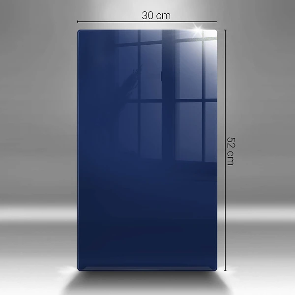 Skärbräda i glas blå