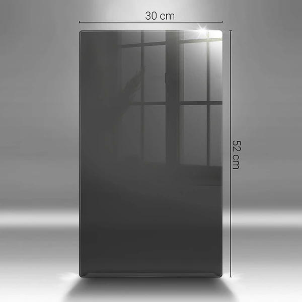 Glasskärbräda i grått